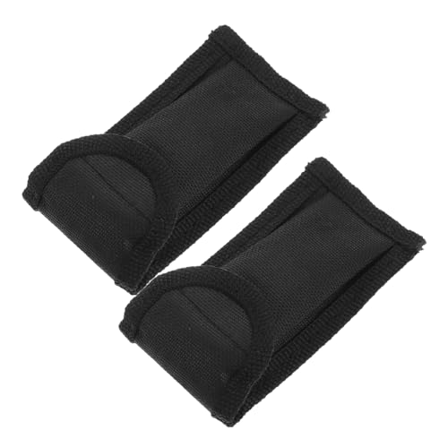 Hemobllo 2 Stück Verpackungsbeutel aus Stoff Outdoor-Hüfttasche Cutter Taille Kompakt universelle Gürteltasche Halter zur Aufbewahrung von Schneidwerkzeugen Fräserversorgung Nylon Schwarz von Hemobllo