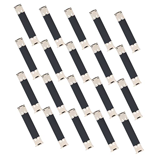 Hemobllo 20 Stück Teiliges Metall Flexrahmen Scharnierset mit Federclip Interne Taschenverschluss Scharnier für Geldbörsen Handtaschen DIY Basteln Langlebig Geeignet für Stoff Leder Canvas Hemobllo 20 Stück Teiliges Metall Flexrahmen Scharnierset mit Federclip Interne Taschenverschluss Scharnier für Geldbörsen Handtaschen DIY Basteln Langlebig Geeignet für Stoff Leder Canvas von Hemobllo
