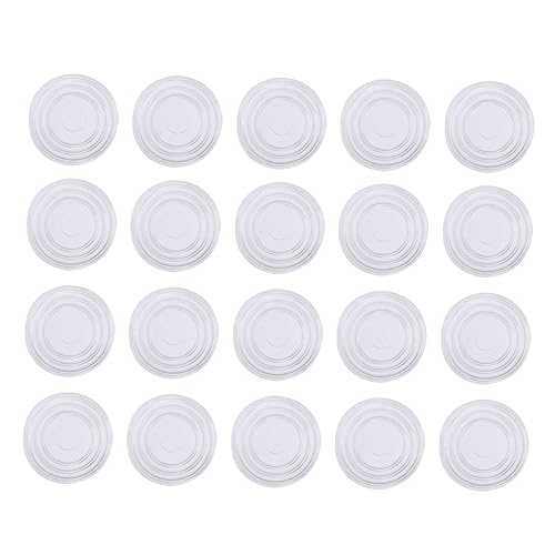 Hemobllo 20 Stück Tischset Aus Glas Ö Nicht Pads Anti-matten rutschfeste Matten von Hemobllo