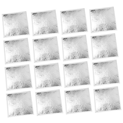 Hemobllo 200 Stück Blattsilber Imitation Folien Bastelpapier für Kunsthandwerk Vergoldung Dekoration Möbelrahmen DIY Projekte von Hemobllo