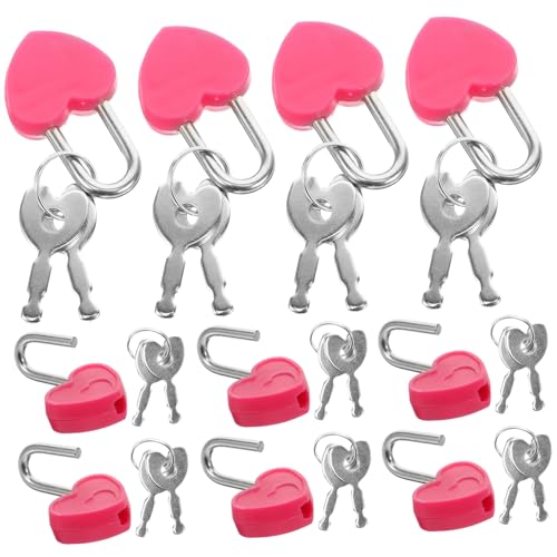 Hemobllo Satz Tagebuchsperre Schubladen-Kofferschloss Schließfachvorhängeschlösser retro styles sicherheitsschloss Kinderkoffer Kinder Schließfach mit Schlüssel Mini- Büro von Hemobllo