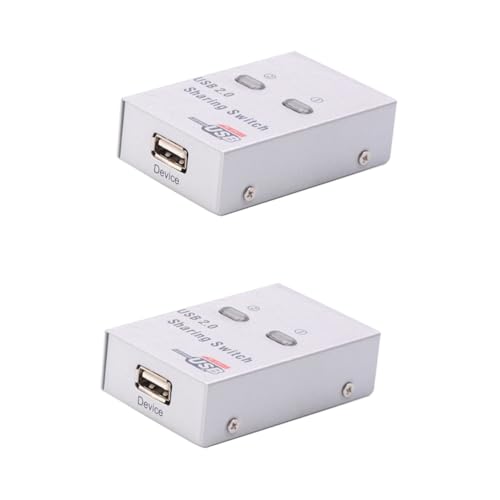 Hemobllo 2stücke USB Drucker Und Scanner-Sharing Selector Automatischer Umschalter Für Computer Kabelloser USB-hub Für Effizientes Arbeiten Im Büro Platzsparend Und Benutzerfreundlich von Hemobllo