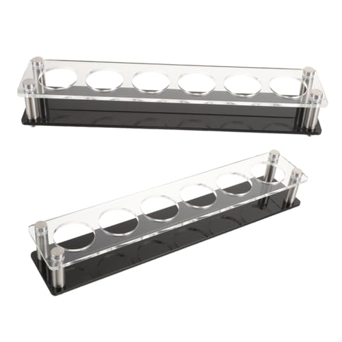 Hemobllo 2stücke Schnapsglastablett Aus Kunststoff Flightglashalter Schnapsglas-displaytablett Tequila-Organizer Für Bar Und Party von Hemobllo