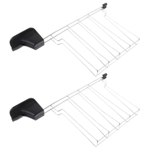 Hemobllo 2Stücke Toaster Warming Rack aus Multifunktionaler Toastständer für Sandwiches und Toast Langlebiges Zubehör für Toastmaschinen mit Verbrühungs Design von Hemobllo