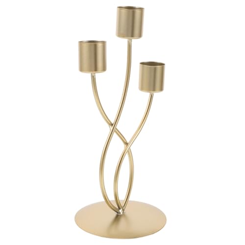 Hemobllo 3 Kerzenständer Ornament Kegelkerzenständer Kandelaber Kerzenhalter Dekorativer Kerzenständer Kegelkerzenhalter Metallkandelaber Stumpenkerzenhalter Eisen Golden Hemobllo 3 Kerzenständer Ornament Kegelkerzenständer Kandelaber Kerzenhalter Dekorativer Kerzenständer Kegelkerzenhalter Metallkandelaber Stumpenkerzenhalter Eisen Golden von Hemobllo