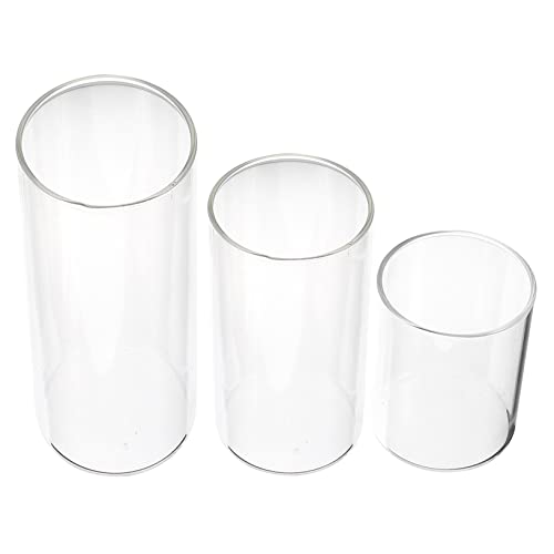 Hemobllo 3 Stück Kerzenbecher Aus Glas Schatten Säulenkerzenschirm Hochzeitsdekor Stumpenkerzenhalter Größe Dekorativ Inhaber Klare Vasen Für Kerzen Party Verjüngt Gerundet Groß Transparent Hemobllo 3 Stück Kerzenbecher Aus Glas Schatten Säulenkerzenschirm Hochzeitsdekor Stumpenkerzenhalter Größe Dekorativ Inhaber Klare Vasen Für Kerzen Party Verjüngt Gerundet Groß Transparent von Hemobllo