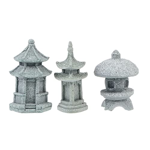 Hemobllo 3 Stück Teiliges mit Miniatur Pavillon Dreiecksturm und Laterne Realistische Garten und Wohnraumdekoration für Zen Garten Wohnzimmer und Büro Hemobllo 3 Stück Teiliges mit Miniatur Pavillon Dreiecksturm und Laterne Realistische Garten und Wohnraumdekoration für Zen Garten Wohnzimmer und Büro von Hemobllo