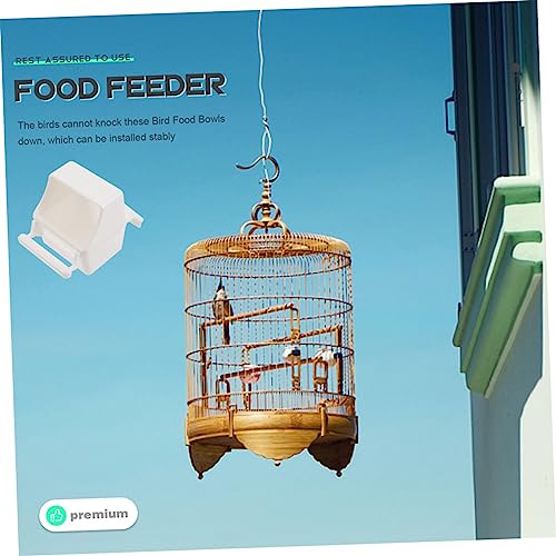 Hemobllo 3 Stück Vogel Futterspender aus Robustem Kunststoff Hängender Futternapf für Papageien Wellensittiche und Kleine Vögel Vielseitig Einsetzbar für Kleintiere im Vogelkäfig Hemobllo 3 Stück Vogel Futterspender aus Robustem Kunststoff Hängender Futternapf für Papageien Wellensittiche und Kleine Vögel Vielseitig Einsetzbar für Kleintiere im Vogelkäfig von Hemobllo