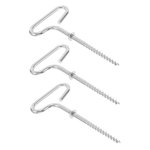 Hemobllo 3stücke Spiral Zeltheringe Erdnägel Für Zelte Und Sonnensegel Für Camping Und Outdoor-aktivitäten Boden Und EIS von Hemobllo