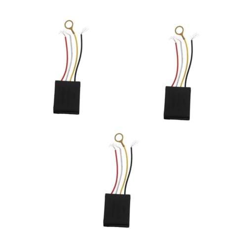 Hemobllo 3St Dimmer-Einsteller touch lichtschalter lampenschalter Tischlampen Dimmer Sensitiver Touchschalter LED-Dimmer Touch-Schalter-Modul Touch-Control-Sensorschalter Kupferkabel Black von Hemobllo