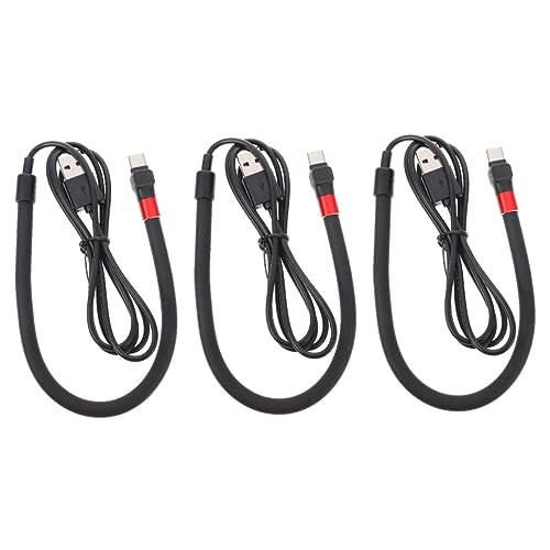 Hemobllo 3stücke Type-c Datenkabel Für Schnelles Laden Kompatibel Mit Smartphones Und Tablets Langlebige Metallhülle Für Desktop-nutzung von Hemobllo
