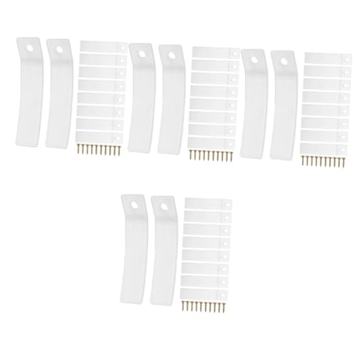 Hemobllo 4 Sätze Anti-Rutsch-Limiter -Proof -Türstopp Stopper Anti-Kipp-Kit für Möbel Schubladenstabilisator Möbelanker Wandanker, kindersicher möbel kit Kommodenanker Plastik von Hemobllo
