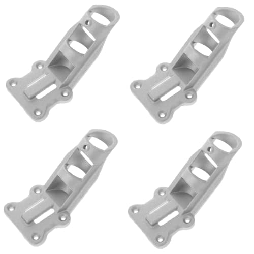 Hemobllo 4 Stück Feste Halterung Für Fahnenständer Flaggenhalter Wimpel Montage Fahnenmast Für Im Freien Post Ersatz Fahnenstange Stangen Montieren Aluminium Silver von Hemobllo