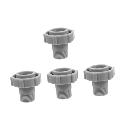 Hemobllo 4 Stück Schwimmbadverbindung Ablaufanschluss Für Den Poolablaufschlauch Adapter Für Schwimmschläuche Poolauslassarmaturen Poolschlauchadapter Poolsaugköpfe PVC Grey Hemobllo 4 Stück Schwimmbadverbindung Ablaufanschluss Für Den Poolablaufschlauch Adapter Für Schwimmschläuche Poolauslassarmaturen Poolschlauchadapter Poolsaugköpfe PVC Grey von Hemobllo