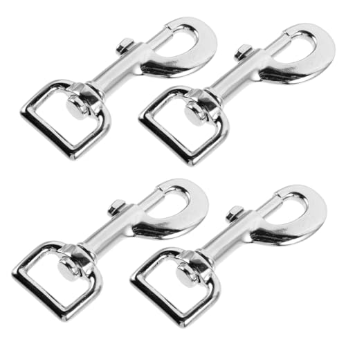 Hemobllo 4 Stück Teiliges Drehbare Hundeleinen Karabiner aus Robustem Zinklegierungs Metall mit Schnellem Freigabeverschluss Rutschfestem Federhaken und Verdrehsicher für Sichere Haustier Hemobllo 4 Stück Teiliges Drehbare Hundeleinen Karabiner aus Robustem Zinklegierungs Metall mit Schnellem Freigabeverschluss Rutschfestem Federhaken und Verdrehsicher für Sichere Haustier von Hemobllo