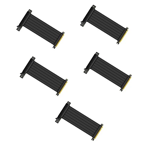 Hemobllo 5 Stück 90 Verlängerungskabel Gaming-Riser-Kabel Pci Express Kabel Verlängerung Extender-Riser-Kabel Pci-e-Express-Band High-pci-Riser-Kabel Kupferkerndraht Grafikkarte Zubehör von Hemobllo