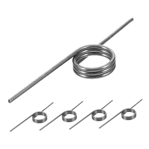 Hemobllo 5 Stück Federzubehör Für Den Mülleimer Papierkorb Verdrehbar Mülleimer Verdrehbar Mülleimerzubehör Austausch Der Papierkorbfeder Spiralkompression Silver Rostfreier Stahl von Hemobllo