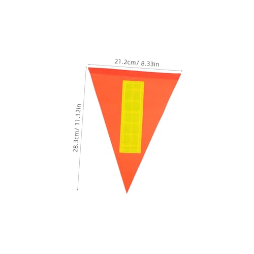Hemobllo 5 Stück Reflektierende Fahrrad Sicherheitsflaggen Reißfest Warnflagge Für Erwachsene Zur Sichtbarkeit Im Straßenverkehr Hemobllo 5 Stück Reflektierende Fahrrad Sicherheitsflaggen Reißfest Warnflagge Für Erwachsene Zur Sichtbarkeit Im Straßenverkehr von Hemobllo