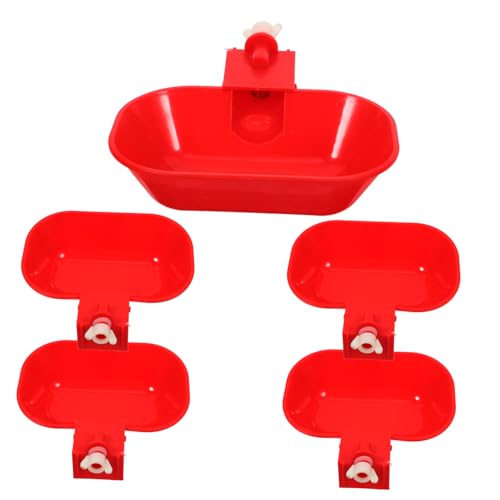 Hemobllo 5 Stück Teiliges Automatisches Großes Geflügel Trinknapf Robustem Auslaufsicher Verschüttungsfrei Leicht zu Reinigen für Hühner Enten Gänse Truthähne Wasserspender System Hemobllo 5 Stück Teiliges Automatisches Großes Geflügel Trinknapf Robustem Auslaufsicher Verschüttungsfrei Leicht zu Reinigen für Hühner Enten Gänse Truthähne Wasserspender System von Hemobllo