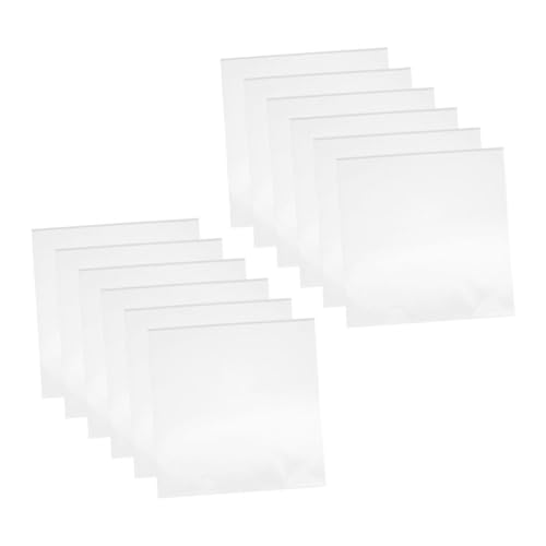 Hemobllo 50Stücke Schallplattenhüllen Selbstklebende Album Schutzhüllen Zur Sicheren Aufbewahrung Transparentes Design Für Optimalen Langlebig von Hemobllo