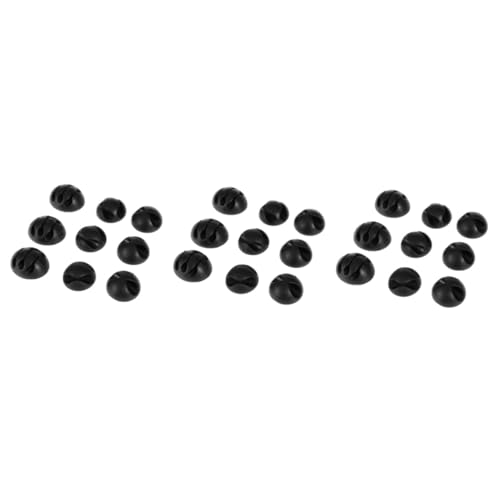 Hemobllo 3 Sets Halten Sie Ihren Schreibtisch Ordentlich Kabelclips Kabelhalter Organizer Für Das Home Office Ladekabel Drahtclips 18 Stück * 3 von Hemobllo