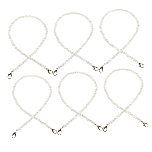 Hemobllo 6 Stück Teiliges Perlen Taschenkette Strapazierfähige Perlenkette als Umhängegurt Erweiterung für Handtaschen Vielseitig Kompatibel Robust und Stilvoll Hemobllo 6 Stück Teiliges Perlen Taschenkette Strapazierfähige Perlenkette als Umhängegurt Erweiterung für Handtaschen Vielseitig Kompatibel Robust und Stilvoll von Hemobllo