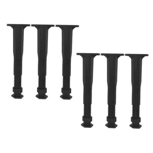 Hemobllo 6pcs Verstellbare Bettrahmenunterstützung Beine T -geformte Pp -möbelbeine Für Betttischsofa Stuhl Kommode von Hemobllo
