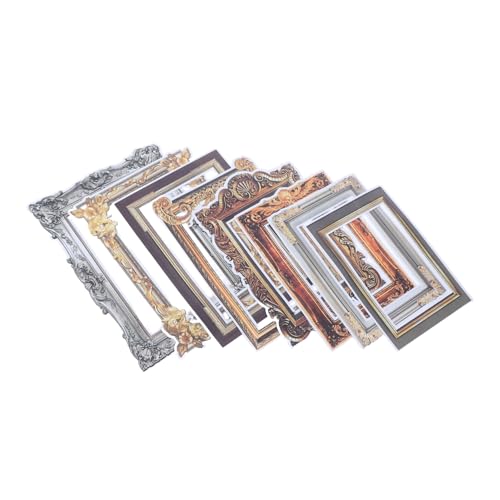 Hemobllo 8 Stück Aufkleber für Retro-Fotorahmen Wandaufkleber Wohnzimmer groß Vintage -Rahmen Innere Schlafzimmer rustikale bilderrahmen retro fotorahmen Wand dekorieren Wandbild PVC Hemobllo 8 Stück Aufkleber für Retro-Fotorahmen Wandaufkleber Wohnzimmer groß Vintage -Rahmen Innere Schlafzimmer rustikale bilderrahmen retro fotorahmen Wand dekorieren Wandbild PVC von Hemobllo