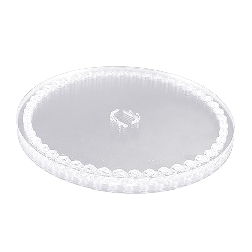 Hemobllo 8 Stück Teiliges Acrylglas Runde Platten mit Löchern Transparente Bruchsichere DIY Handtaschen Webplatten für Clutches und Umhängetaschen Strapazierfähig mit Schutzfolie von Hemobllo