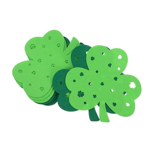 Hemobllo 8 Stück Tischsets Zum Patricks Day Papier Tischsets Patricks Day Tischset Zusammen Mit Topflappen Für Patricks Day Ornamente Filz Kleeblatt Filztuch Grün von Hemobllo