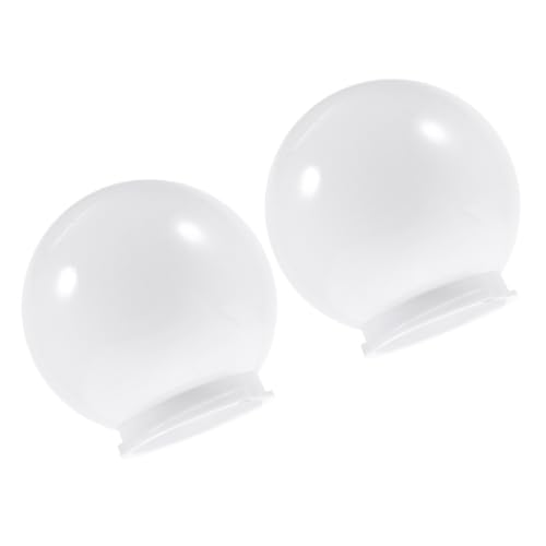 Hemobllo 2 Stück Glas Lampenschirm Kugelform Für Wandlampen ø 150mm 95mm Sockel Außenleuchtenabdeckung Langlebig Und von Hemobllo