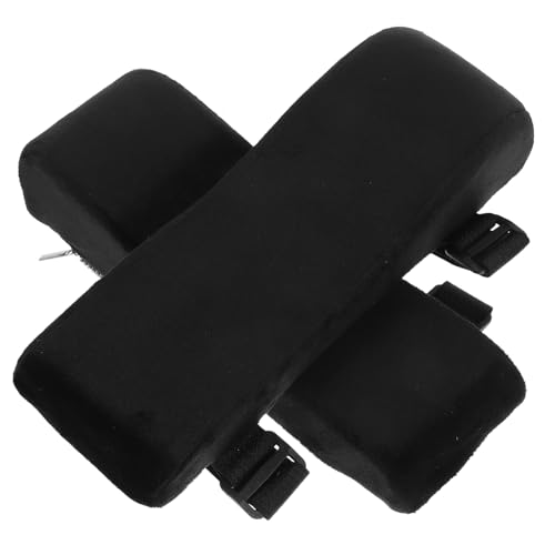 Hemobllo Armlehnenpolster Memory Schaum Ergonomisch Geformt Druckentlastung Bürostuhl Computerstuhl Armlehnen Auflage Strapazierfähige Komfortauflage Schwarz von Hemobllo