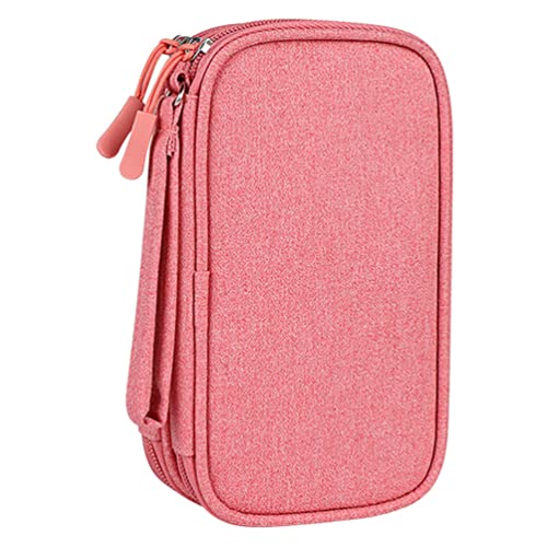Hemobllo Elektronischer Organizer Und Reisekabel-Organizer Doppelschichtige Aufbewahrungstasche Für USB-Kabel Ladegeräte Und Zubehör Für Reisen Und Büro Kleiner Hemobllo Elektronischer Organizer Und Reisekabel-Organizer Doppelschichtige Aufbewahrungstasche Für USB-Kabel Ladegeräte Und Zubehör Für Reisen Und Büro Kleiner von Hemobllo