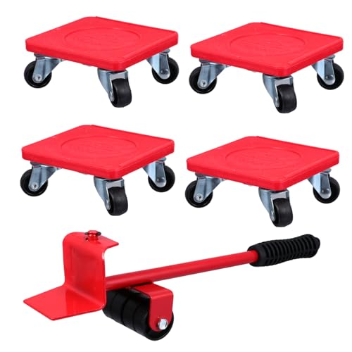 Hemobllo 5stücke Teiliges Möbeltransport-rollerset Multifunktionale Umzugshilfen Für Schwere Möbel Geeignet Für Sofas Tische Kühlschränke Und Verschleißfeste Materialien Für von Hemobllo