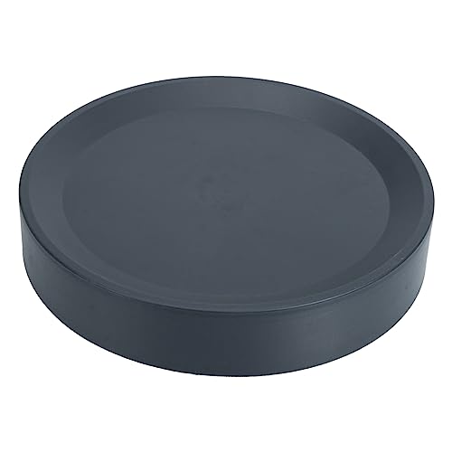 Hemobllo Blumentopf Tablett Puppen Pflanzwagen groß Pflanze mit Rädern einfach Pflanzgefäß mit Rädern Ständer mit Rad Radständer Pflanzer Wasserschale Tablett mit Rad Grey von Hemobllo