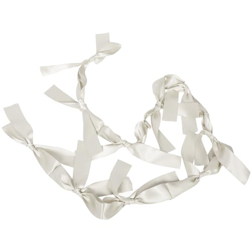 Hemobllo Bow Ribbon Banner in Weiß Stilvolle Party und Hochzeitsdeko Vielseitiges Fotorequisit für Valentinstag und Jubiläen Trendiger Bogen für Festliche Raumgestaltung von Hemobllo