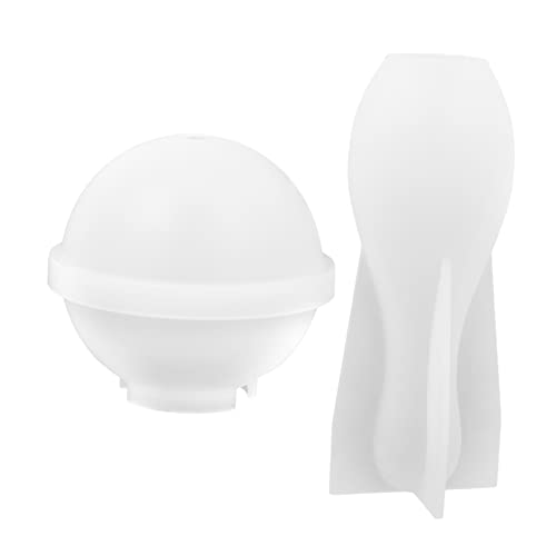 Hemobllo Bowling Gießform Silikonform für DIY Dekoration Langlebige Glatte Oberfläche Einfache Entformung Geeignet für Anfänger und Profis Teiliges Set für Kreative Bastelarbeiten von Hemobllo
