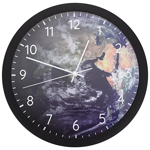 Hemobllo Wanduhr Mit Stimme Steuerung Dekorative Geräuschlose Nachtlicht Uhr Für Schlafzimmer Und Wohnzimmer Als Wanddekoration Und von Hemobllo