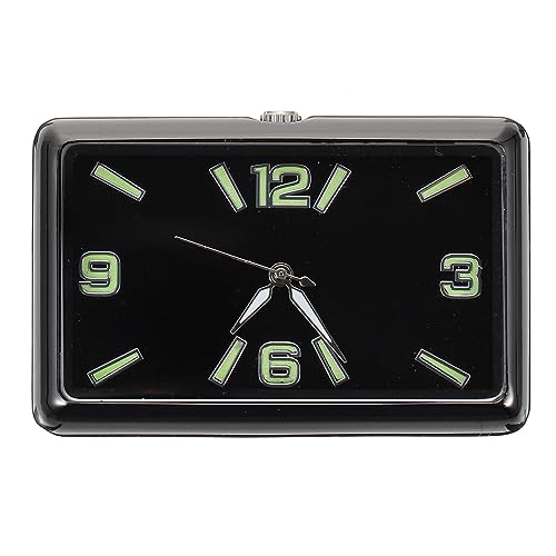 Hemobllo Fluoreszierende Autouhr, quadratische fluoreszierende Autouhr mit schwarzem Zifferblatt, modische Quarzuhr, kleine Uhr aus Viskose-Armaturenbrett-Kaktus Hemobllo Fluoreszierende Autouhr, quadratische fluoreszierende Autouhr mit schwarzem Zifferblatt, modische Quarzuhr, kleine Uhr aus Viskose-Armaturenbrett-Kaktus von Hemobllo