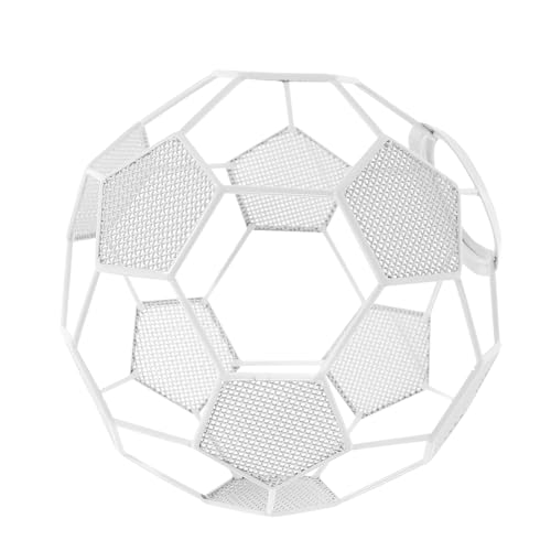 Hemobllo Fußball-lampenschirm: Ausgehöhlter Lampenschirm in Fußballform – Kronleuchter-lampenschirme mit Sportthema, Nur Kompatibel mit E27-glühbirne, 5,70 X 5,11 X 5,11 Zoll, Weiß Hemobllo Fußball-lampenschirm: Ausgehöhlter Lampenschirm in Fußballform – Kronleuchter-lampenschirme mit Sportthema, Nur Kompatibel mit E27-glühbirne, 5,70 X 5,11 X 5,11 Zoll, Weiß von Hemobllo