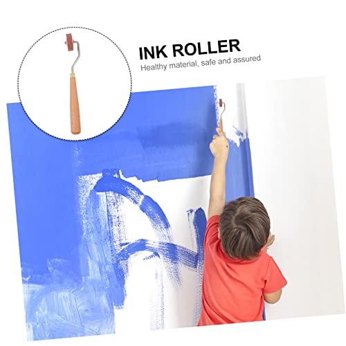 Hemobllo Gummiwalze für Druckgrafik Premium Ölmalerei Werkzeug Leichter und Leicht zu Reinigender Inkroller für Kunsthandwerk und Linoldruck für Künstler von Hemobllo