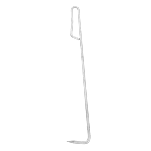 Hemobllo Hakenwerkzeug -skimmernetz Pool-Griff Pool-kehrgriff Feinmaschiger Pool-Skimmer Skimmerkorb Für Eingelassenes Schwimmbecken Teleskop-poolskimmer Pool-Tools Silver Eisen von Hemobllo