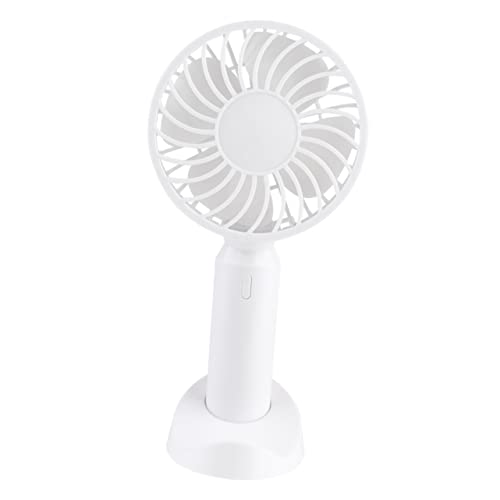 Hemobllo Handlicher USB Tischventilator Tragbarer Für Sommer Für Zuhause Büro Und Outdoor Kompakte Wiederaufladbar Weiß von Hemobllo