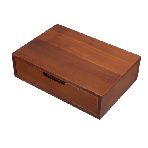 Hemobllo Holz Aufbewahrungsbox für Schreibtisch Multifunktionale Organizer Box für Zuhause Schlafzimmer und Büro Design mit Raffiniertem Holzhandwerk von Hemobllo