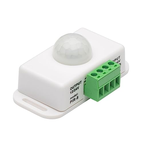 Hemobllo Infrarotsensor Pir-controller Bewegungssensor Schalter Bewegungssensor Lichtschalter 12-volt-zeitschaltuhr Pir-sensor Bewegungslichtschalter Lichtleiste Abs Sport Weiß Hemobllo Infrarotsensor Pir-controller Bewegungssensor Schalter Bewegungssensor Lichtschalter 12-volt-zeitschaltuhr Pir-sensor Bewegungslichtschalter Lichtleiste Abs Sport Weiß von Hemobllo
