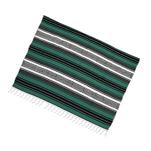 Hemobllo Mexikanischer Gewebter Schal Yogamatte Decke Sofaüberwurf Heimdekoration 130 X 180 cm Lebendige Baumwolle Polyester Hemobllo Mexikanischer Gewebter Schal Yogamatte Decke Sofaüberwurf Heimdekoration 130 X 180 cm Lebendige Baumwolle Polyester von Hemobllo