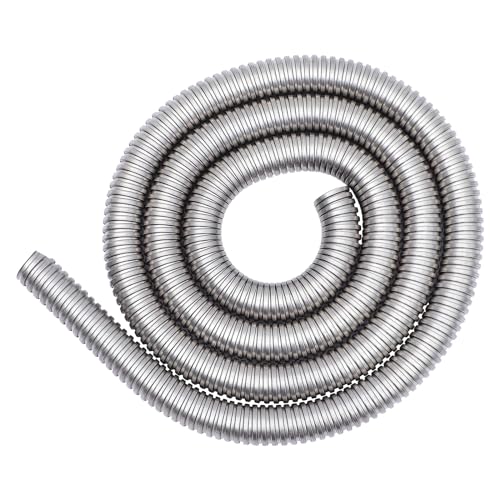 Hemobllo Kabelschutz - 3 Meter Kabelschutz Kabelbaumschlauch Flexibler Kabelkanal Kabelschutzschlauch Edelstahl Kabelhülse Kabelmanagement Drahtschutzschlauch, Ø 32mm Innen von Hemobllo