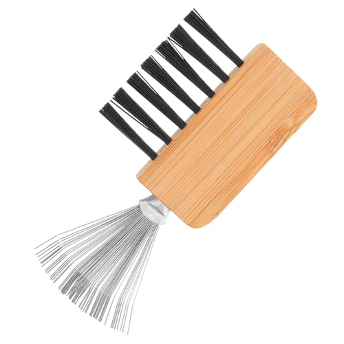 Hemobllo Kenzan Cleaner Werkzeug mit Holzgriff Langlebiger Blumenfrosch Rechen zum Reinigen von Stecknadeln Tool für Blumenarrangements Wiederverwendbar für Floristen und Blumenliebhaber von Hemobllo