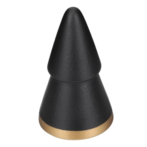 Hemobllo Keramik Weihnachtsbaum Deko Klein Schwarz Geometrisch Desktop Xmas Tree Ornament Langlebig Stilvoll für Wohnzimmer Büro Restaurant Festliche Weihnachtsdekoration von Hemobllo