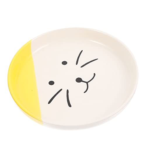 Hemobllo Keramischer Katzennapf Flach rutschfest Modernes Design für Katzen Welpen Glatte Oberfläche Schützt Leicht zu Reinigen Geeignet für Tägliche Fütterung Haustiere Hemobllo Keramischer Katzennapf Flach rutschfest Modernes Design für Katzen Welpen Glatte Oberfläche Schützt Leicht zu Reinigen Geeignet für Tägliche Fütterung Haustiere von Hemobllo